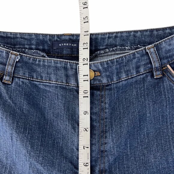 Jones New York Signature Women Stretch Denim Jeans Size 20W Relaxed Fit VGUC - Picture 14 of 15